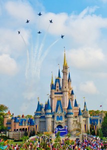 The castle at Disney's Magic Kingdom near Orlando, FL