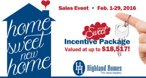 Home Buyer Incentive - Enjoy Sweet Savings on Your New Florida Home from Highland Homes