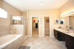  Bathroom space is one of the biggest advantages of a new home vs an older home