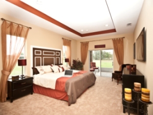 Bedroom Decorating in Central Florida New Homes