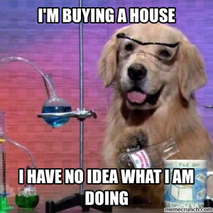Home buying dog meme
