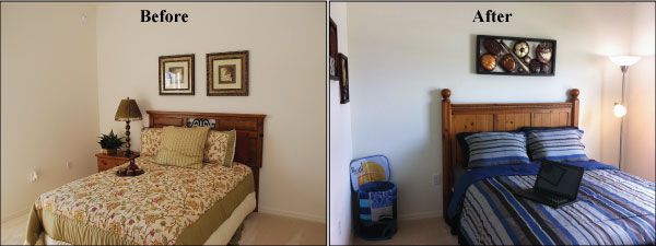 Boy's Room Before and After Boy's Room Makeover