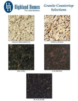 Highland Homes Now Offers Granite Countertops In Our Florida New