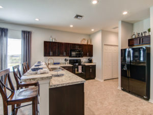 Twilight birch wood cabinets - Highland Homes