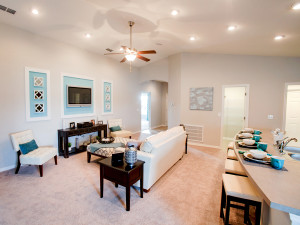 Living Room at Amber Glen