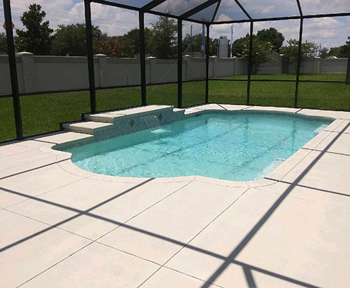 Backyard Pool Photo Courtesy of Griffin Homes - New Homes in Lakeland, FL