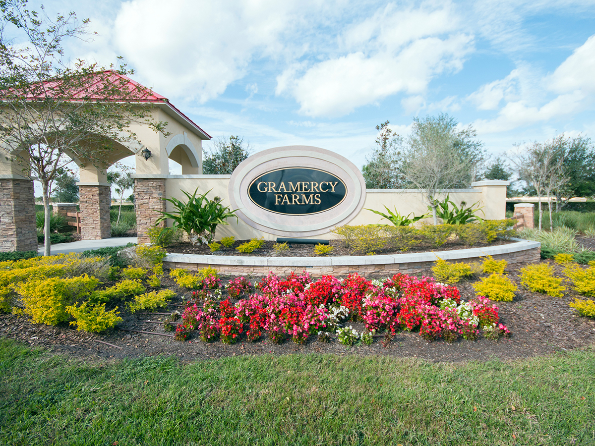 <p>More exciting community news - Luxurious townhomes with amenities are now available at Gramercy Farms in St. Cloud!<br />
<br />
Featuring up to 1,884 square feet of living space with 3 bedrooms, 2.5 baths, and luxurious finishes plus a one-car garage and private covered lanai, introductory pricing starts in the $220's - Wow!</p>