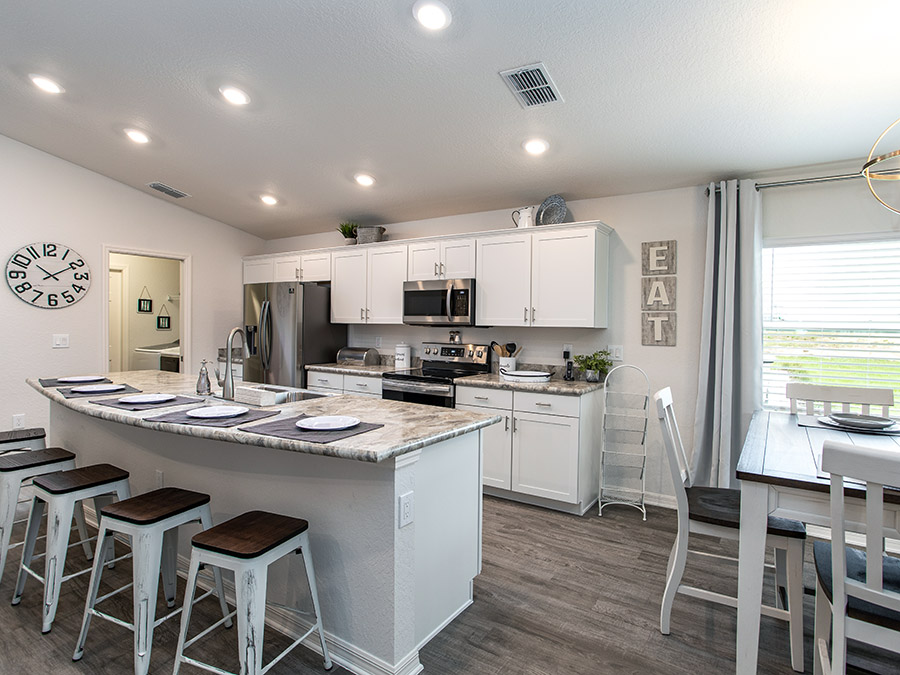 Kitchen in a new home in Florida