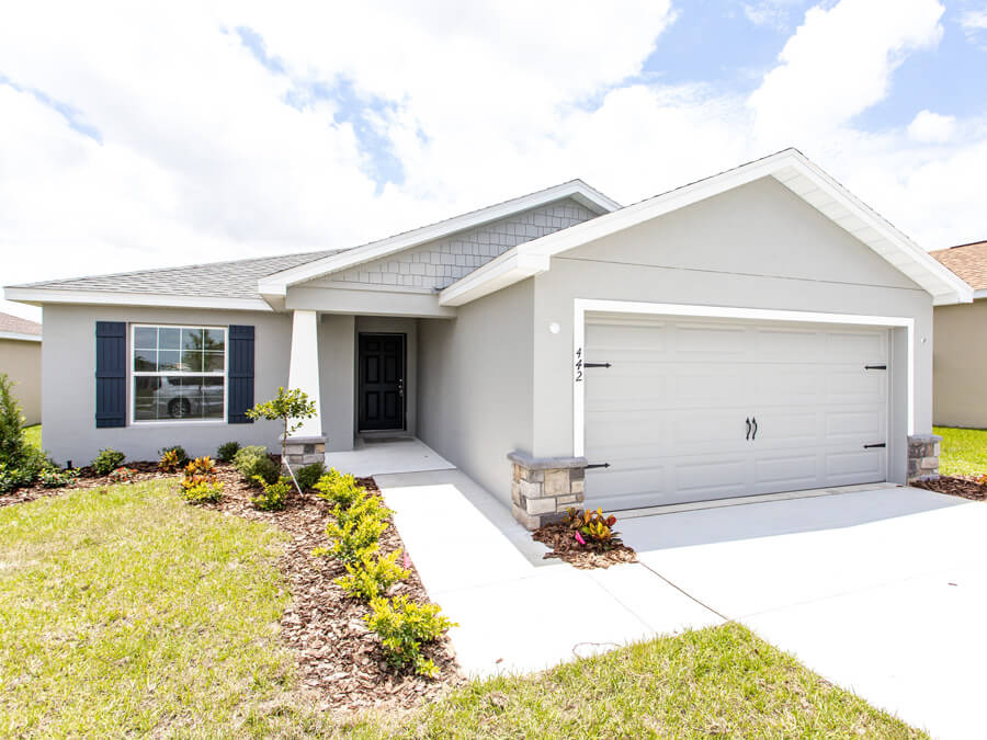 Exterior of a new home in Central Florida