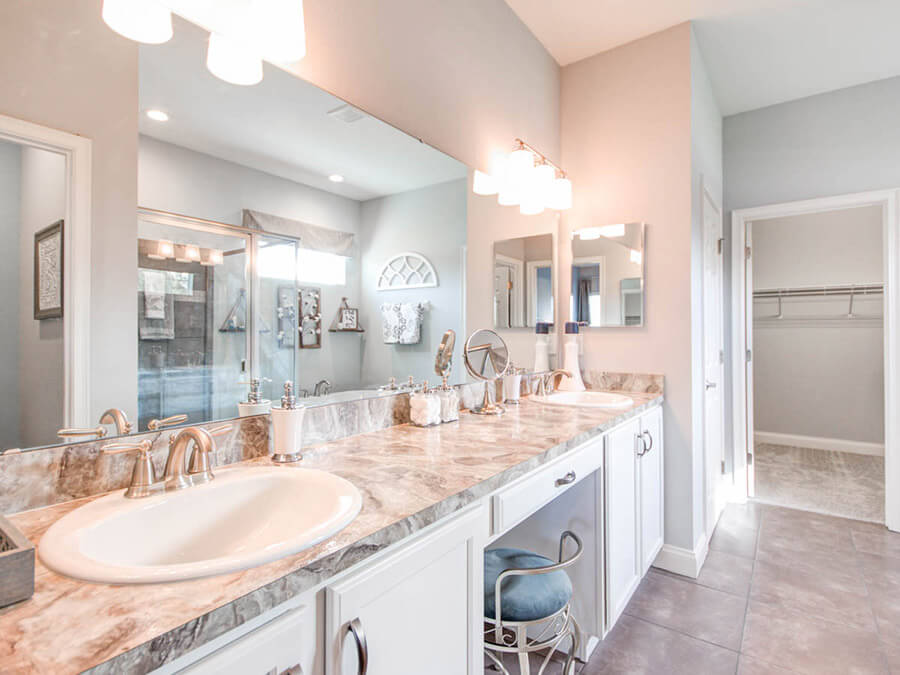 Laminate countertops are easy to clean