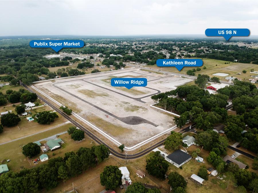 Aerial of Willow Ridge in Lakeland