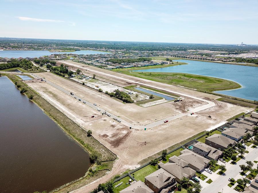 Ridgewood aerial view - New homes in Riverview, FL