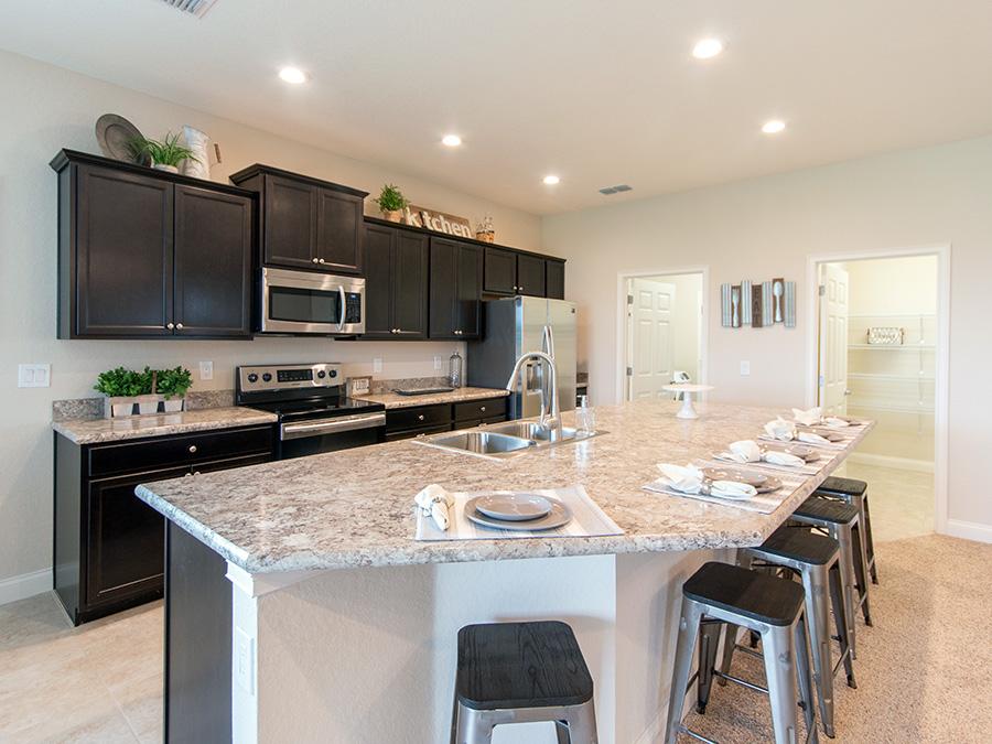 Kitchen in the Shelby by Highland Homes